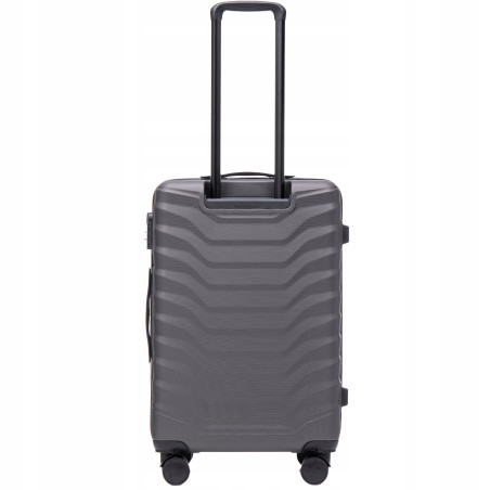 Walizka WINGS twarda średnia ABS PEA01-M-D.GREY 63 l