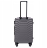 Walizka WINGS twarda średnia ABS PEA01-M-D.GREY 63 l