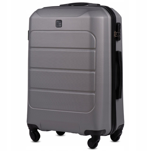 Wings Walizka twarda średnia ABS GAN01-M-T.GREY 63 l