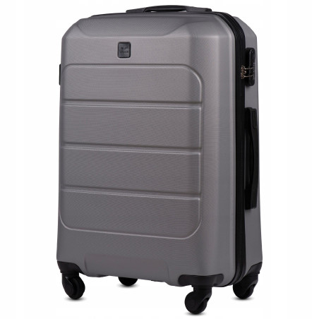 Wings Walizka twarda średnia ABS GAN01-M-T.GREY 63 l