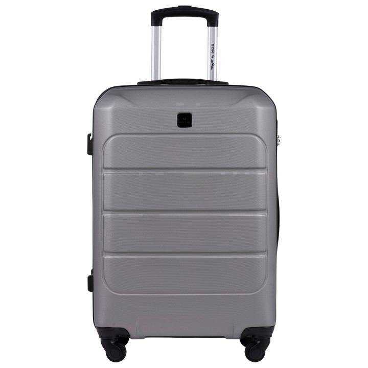 Wings Walizka twarda średnia ABS GAN01-M-T.GREY 63 l