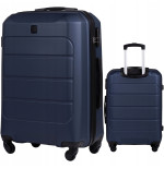 Wings Walizka twarda średnia ABS GAN01-M-BLUE 63L