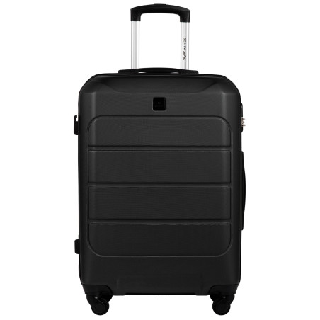 Wings Walizka twarda średnia ABS GAN01-M-BLACK 63L