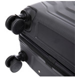 Wings Walizka twarda średnia ABS PEA01-M-BLACK 63 l