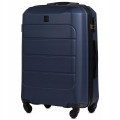 Wings Walizka twarda średnia ABS GAN01-M-BLUE 63L