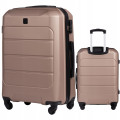 Wings Walizka twarda średnia ABS GAN01-M-CHAMPAGNE 63 l