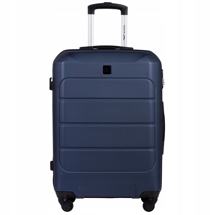 Wings Walizka twarda średnia ABS GAN01-M-BLUE 63L