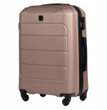 Wings Walizka twarda średnia ABS GAN01-M-CHAMPAGNE 63 l