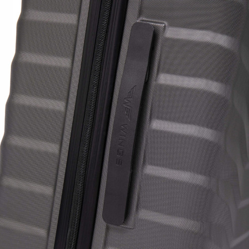 Walizka WINGS twarda średnia ABS PEA01-M-D.GREY 63 l