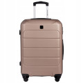 Wings Walizka twarda średnia ABS GAN01-M-CHAMPAGNE 63 l