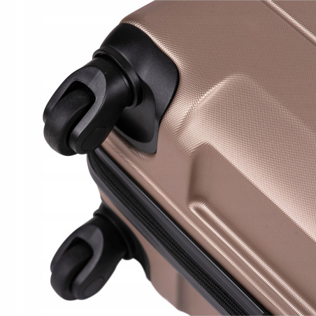 Wings Walizka twarda średnia ABS GAN01-M-BLACK 63L