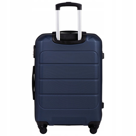 Wings Walizka twarda średnia ABS GAN01-M-BLUE 63L