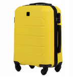 Wings Walizka twarda średnia ABS GAN01-M-YELLOW 63 l