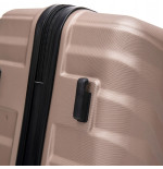 Walizka WINGS twarda średnia ABS PEA01-M-CHAMPAGNE 63 l