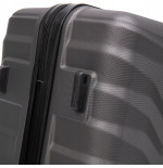 Walizka WINGS twarda średnia ABS PEA01-M-D.GREY 63 l