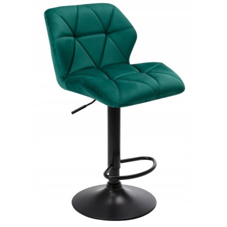 Hoker/Krzesło barowe pikowane SEVILLA VELVET