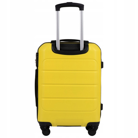 Wings Walizka twarda średnia ABS GAN01-M-YELLOW 63 l