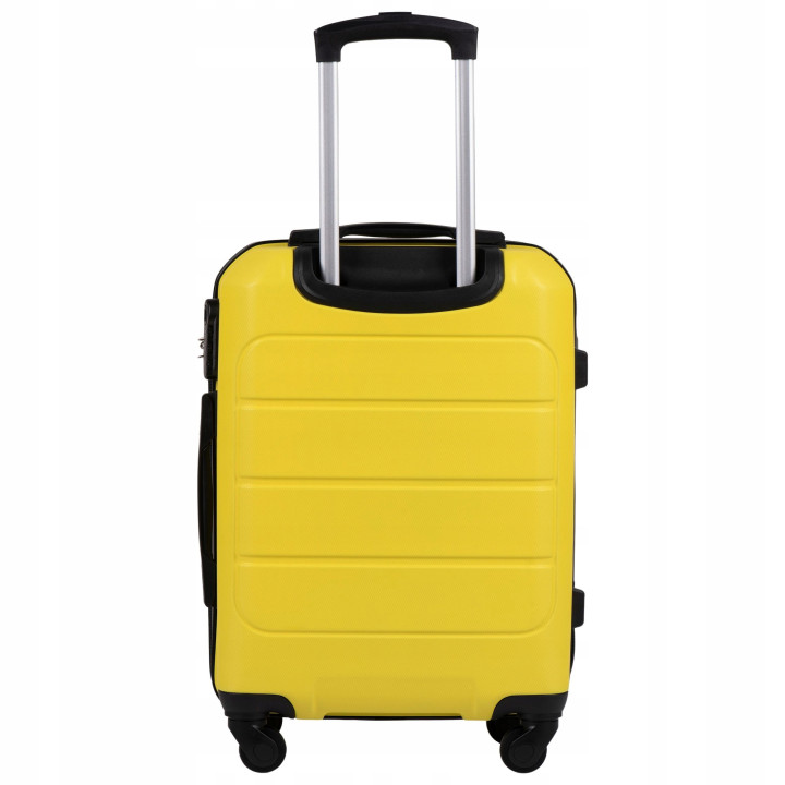 Wings Walizka twarda średnia ABS GAN01-M-YELLOW 63 l