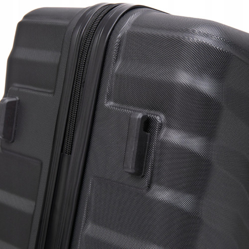 Wings Walizka twarda średnia ABS PEA01-M-BLACK 63 l