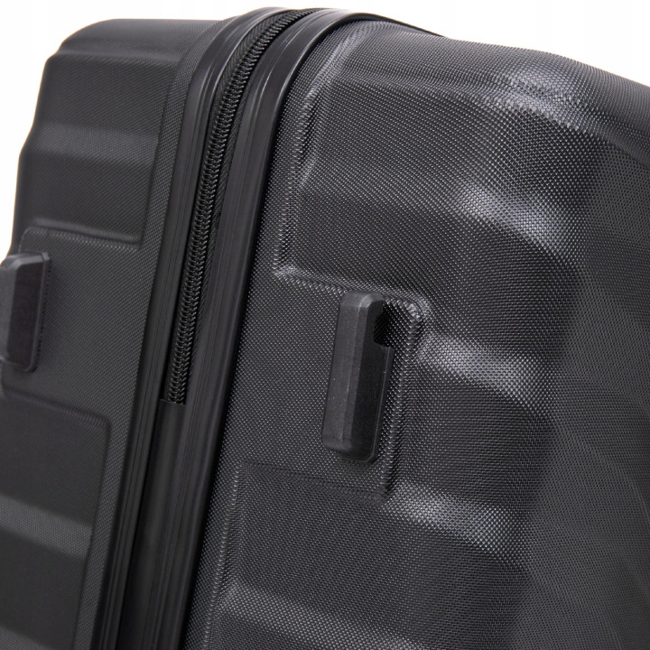 Wings Walizka twarda średnia ABS PEA01-M-BLACK 63 l