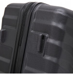 Wings Walizka twarda średnia ABS PEA01-M-BLACK 63 l