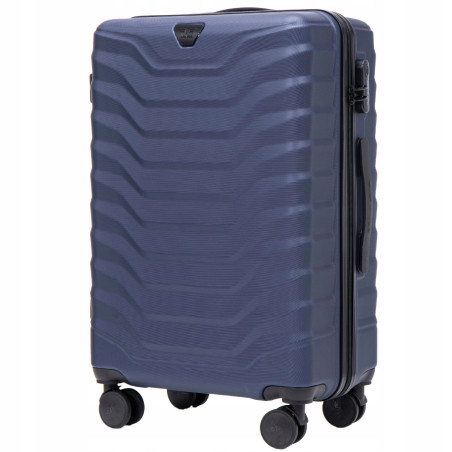 Wings Walizka twarda średnia ABS PEA01-M-BLUE 63 l
