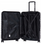 Wings Walizka twarda średnia ABS PEA01-M-BLACK 63 l