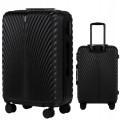 Walizka twarda średnia ABS SN120 M BLACK 63 l