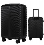Walizka twarda średnia ABS SN120 M BLACK 63 l