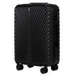 Walizka twarda średnia ABS SN120 M BLACK 63 l