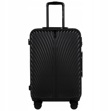 Walizka twarda średnia ABS SN120 M BLACK 63 l