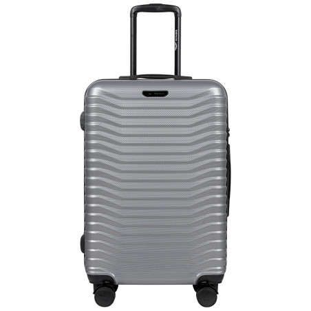Walizka twarda średnia poliwęglan (polikarbonat) PC140 M SILVER 63 l