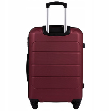 WINGS ŚREDNIA WALIZKA PODRÓŻNA TWARDA 63L GAN01-M-MAROON