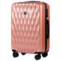 Walizka WINGS twarda średnia poliwęglan (polikarbonat) PC190 M PINK 63 l