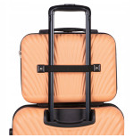Walizka twarda średnia ABS SN120 M BLACK 63 l
