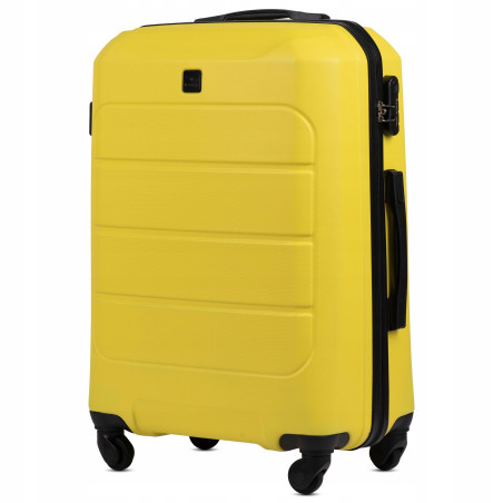 Wings Walizka twarda średnia ABS GAN01-M-YELLOW 63 l