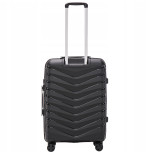 Walizka WINGS twarda średnia polipropylen PHX01M BLACK 63 l