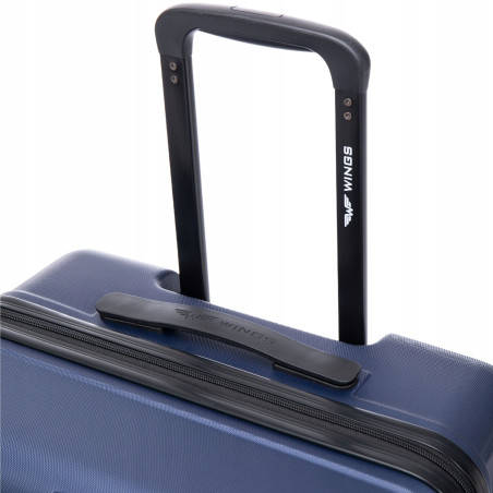 Wings Walizka twarda średnia ABS PEA01-M-BLUE 63 l