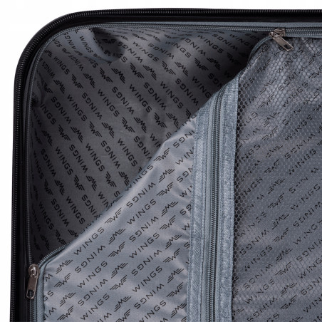 Walizka twarda średnia poliwęglan (polikarbonat) PC140 M SILVER 63 l