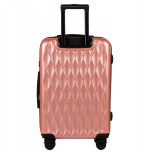 Walizka WINGS twarda średnia poliwęglan (polikarbonat) PC190 M PINK 63 l
