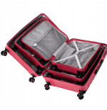 Walizka WINGS twarda średnia polipropylen PHX01M BLACK 63 l