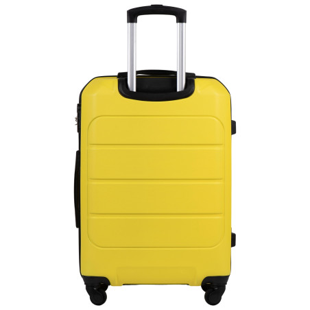 Wings Walizka twarda średnia ABS GAN01-M-YELLOW 63 l
