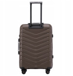Walizka WINGS twarda średnia polipropylen PHX01 M BROWN 63 l
