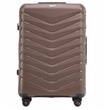 Walizka WINGS twarda średnia polipropylen PHX01 M BROWN 63 l