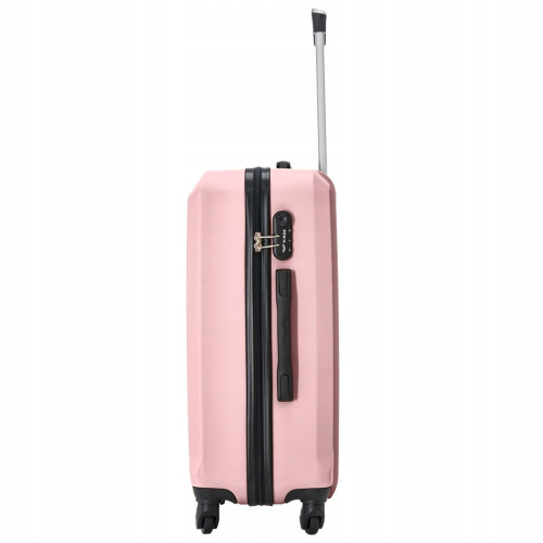 Walizka WINGS twarda średnia ABS KST01 M ROSE GOLD 68 l