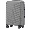 Walizka WINGS twarda średnia polipropylen PHX01 M DARK GREY 63 l