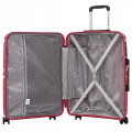 Walizka WINGS twarda średnia polipropylen PHX01 M BROWN 63 l