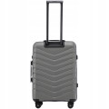 Walizka WINGS twarda średnia polipropylen PHX01 M DARK GREY 63 l