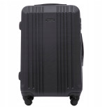 WALIZKA WINGS ŚREDNIA 24" 63l ABS 4 KOŁA KST01 M BLACK