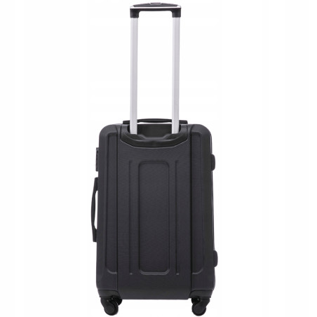 WALIZKA WINGS ŚREDNIA 24" 63l ABS 4 KOŁA KST01 M BLACK
